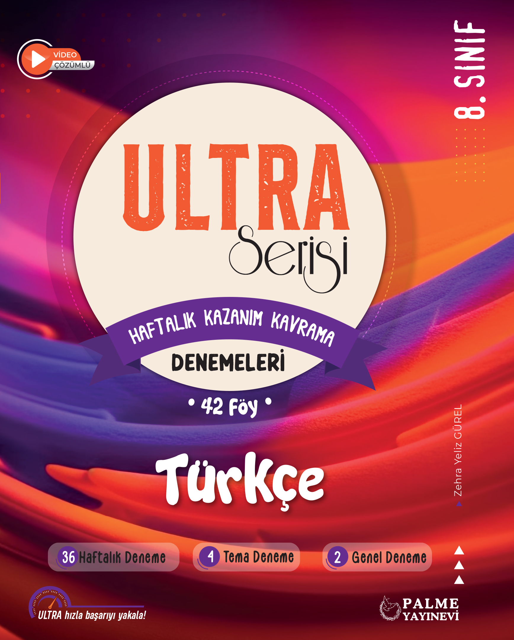 Ultra Serı̇Sı̇ 8. Sınıf Türkçe Haftalık Kazanım Kavrama Denemelerı̇-42 FöY kapak görseli